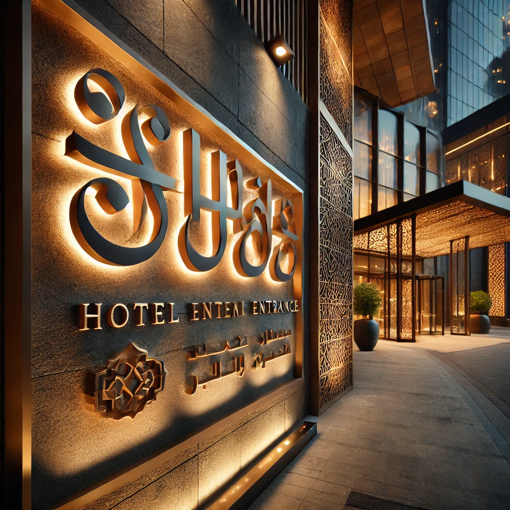 Luxury Hotel Signage